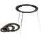 三脚架，法兰同心环型号，单环，9”(229毫米)腿，5”(127毫米)外径，3”(76毫米)内径.